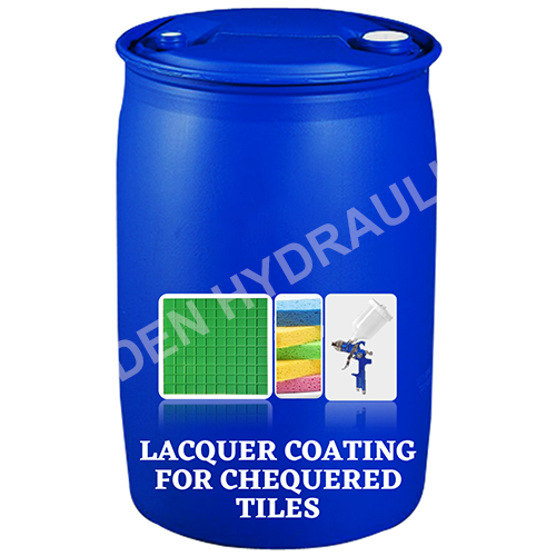 LACQUER COATING FOR CHEQUERED TILES