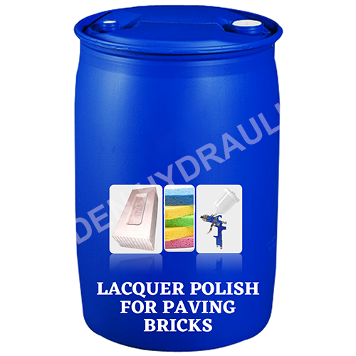LACQUER POLISH FOR PAVING BRICKS
